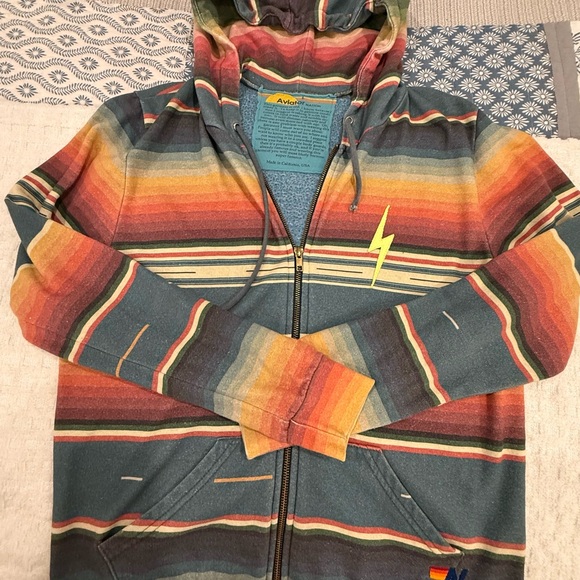 MATCHING SET! Aviator Nation’s TULUM Hoodie & Shorts Size Large, Like-New! - Picture 10 of 14